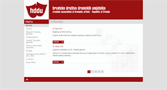 Desktop Screenshot of hddu.hr