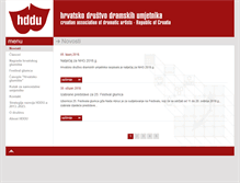 Tablet Screenshot of hddu.hr